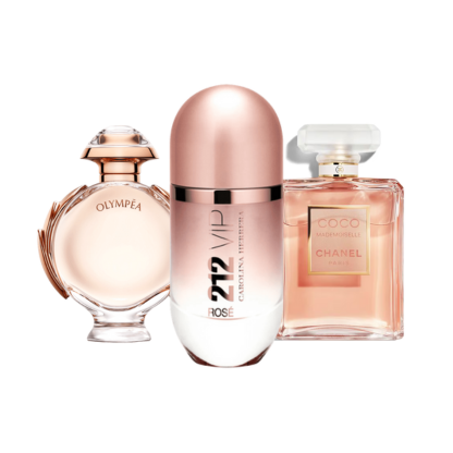 Pachet de 3 parfumuri - 212 Rosé, Olympéa, Coco Mademoiselle