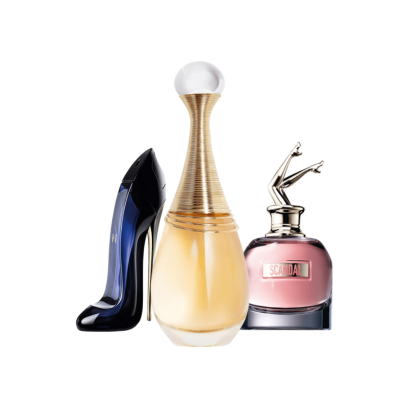 Pachet de 3 parfumuri - Good Girl, J'adore, Scandal